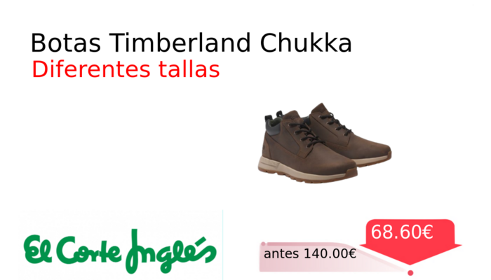 Botas Timberland Chukka