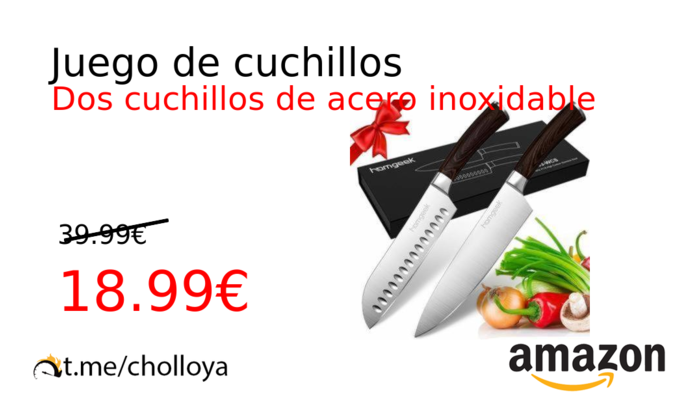 Juego de cuchillos