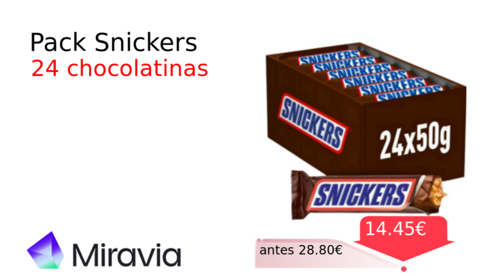 Pack Snickers