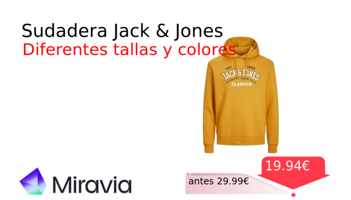 Sudadera Jack & Jones