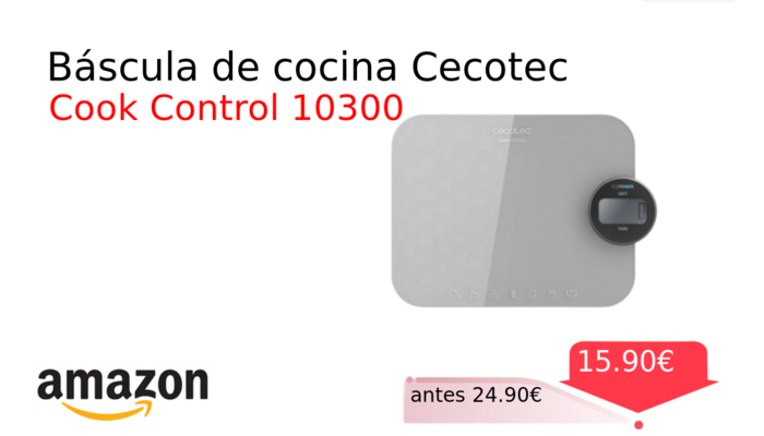 Báscula de cocina Cecotec