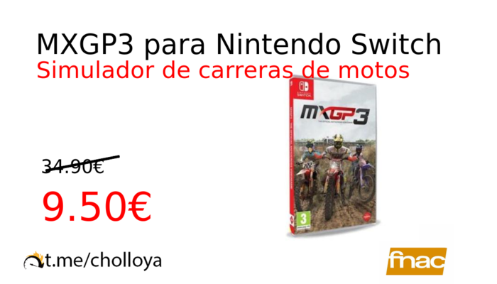 MXGP3 para Nintendo Switch