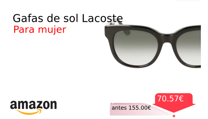 Gafas de sol Lacoste