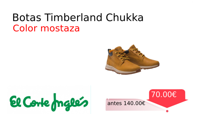 Botas Timberland Chukka