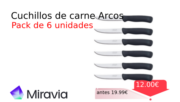 Cuchillos de carne Arcos