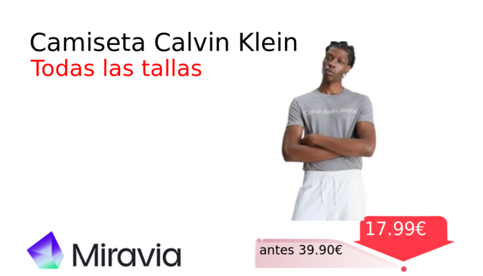 Camiseta Calvin Klein