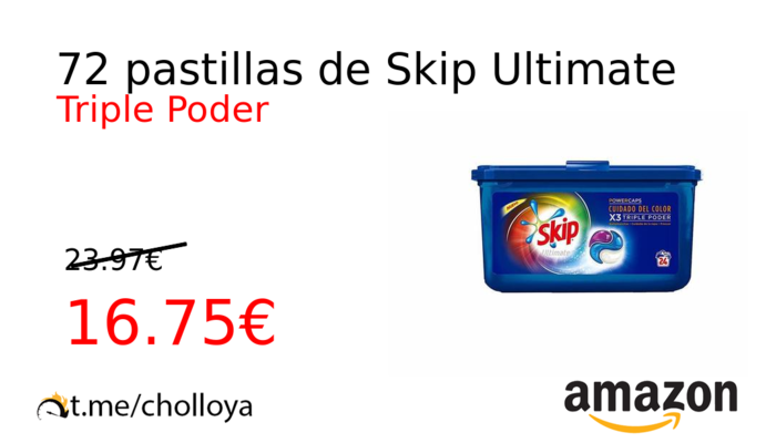 72 pastillas de Skip Ultimate