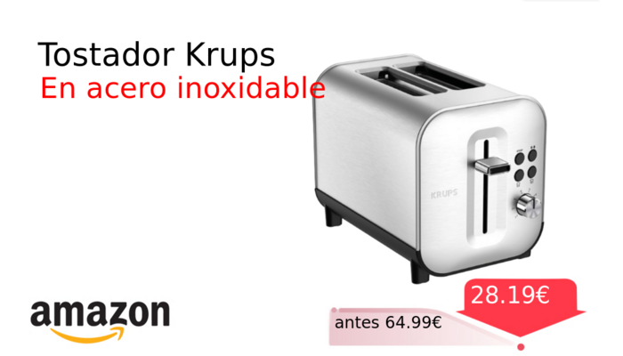 Tostador Krups