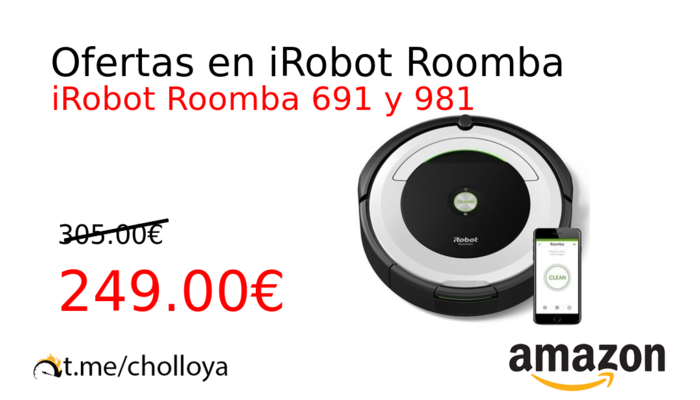 Ofertas en iRobot Roomba