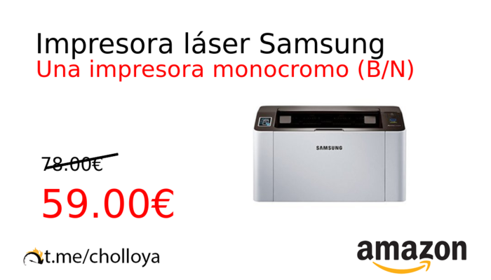 Impresora láser Samsung