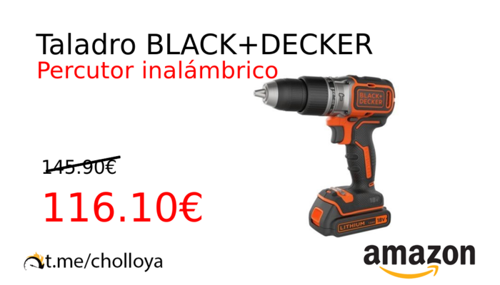 Taladro BLACK+DECKER