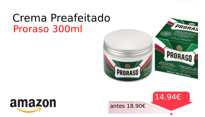 Crema Preafeitado