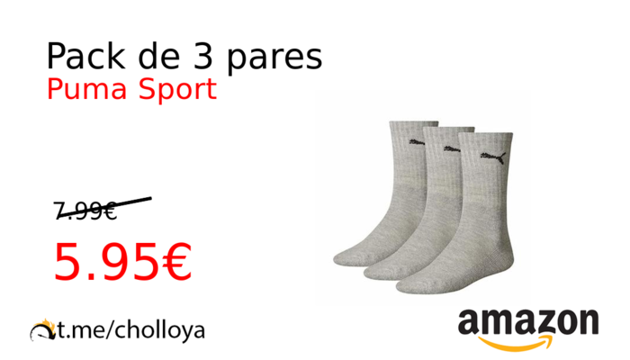 Pack de 3 pares