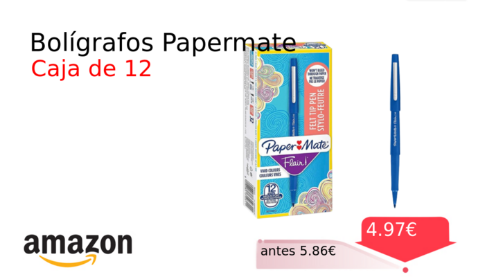 Bolígrafos Papermate