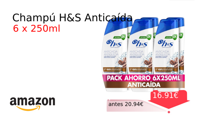 Champú H&S Anticaída