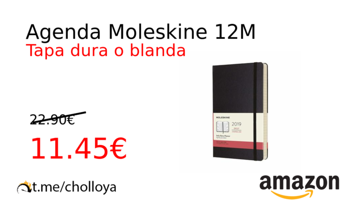 Agenda Moleskine 12M