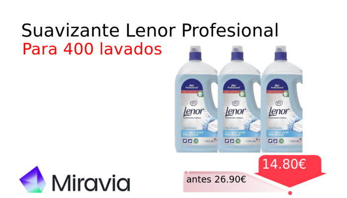 Suavizante Lenor Profesional