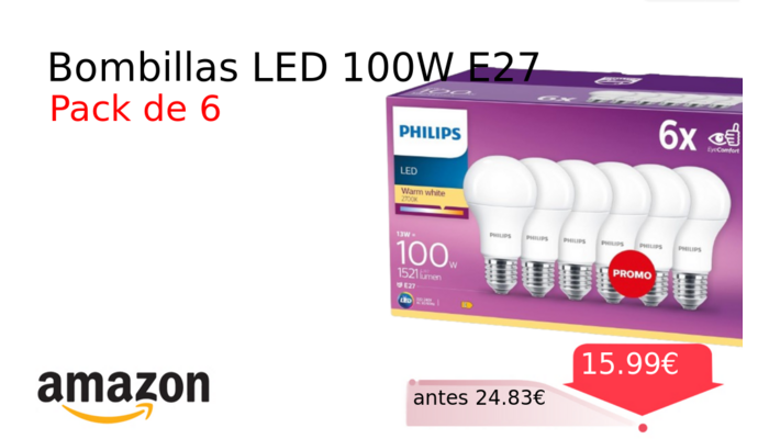 Bombillas LED 100W E27