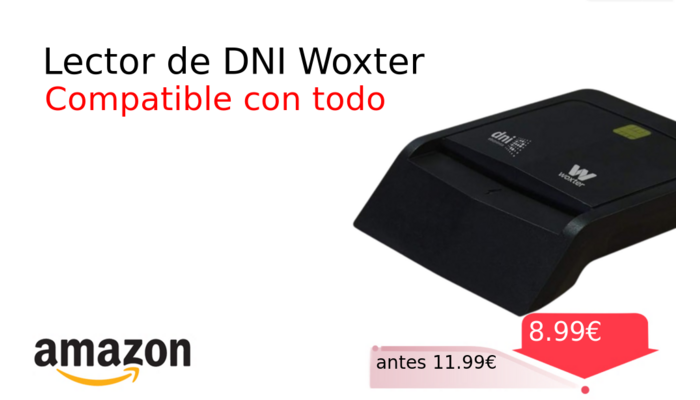 Lector de DNI Woxter