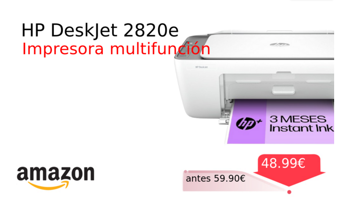 HP DeskJet 2820e