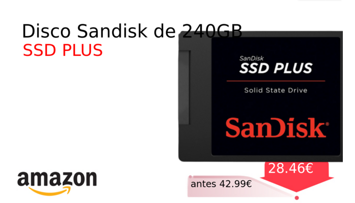 Disco Sandisk de 240GB