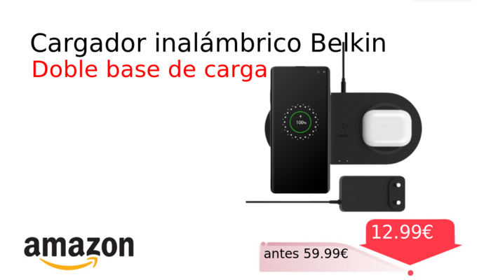 Cargador inalámbrico Belkin