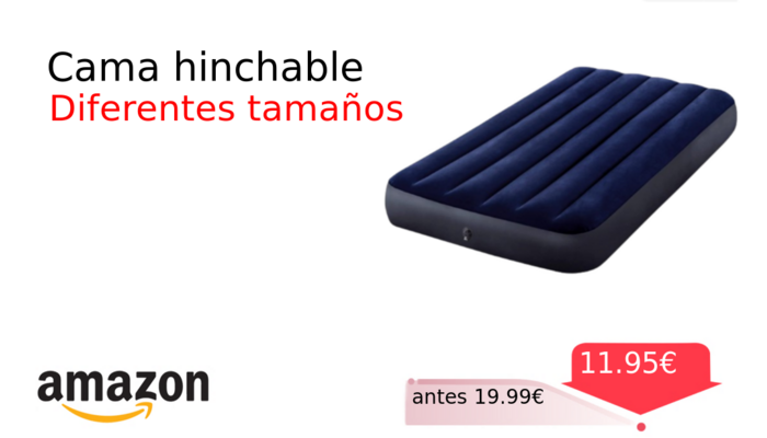 Cama hinchable