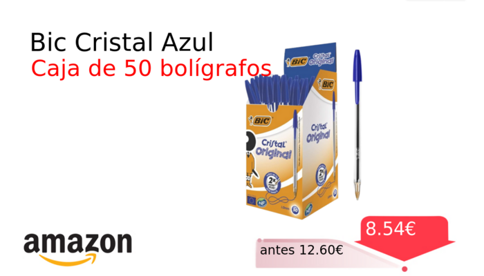 Bic Cristal Azul