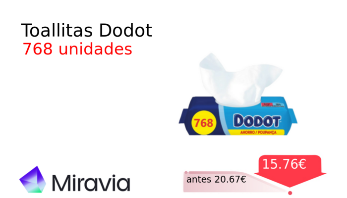 Toallitas Dodot