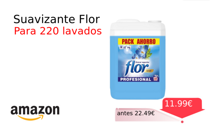 Suavizante Flor