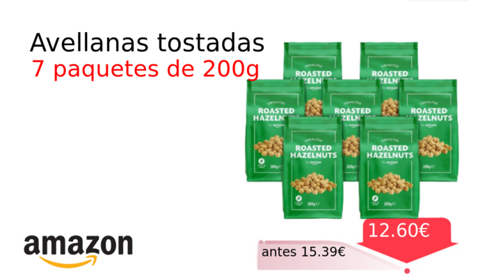 Avellanas tostadas