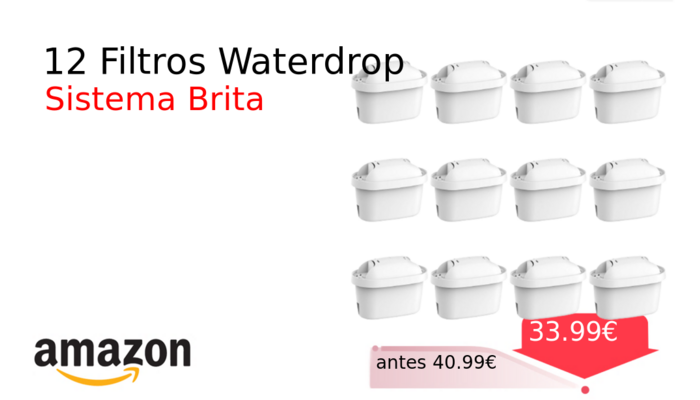 12 Filtros Waterdrop