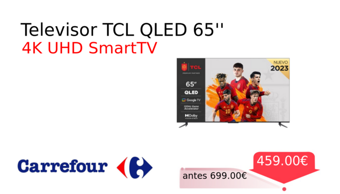 Televisor TCL QLED 65''