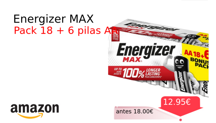 Energizer MAX