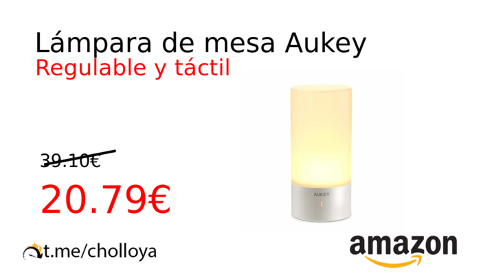 Lámpara de mesa Aukey
