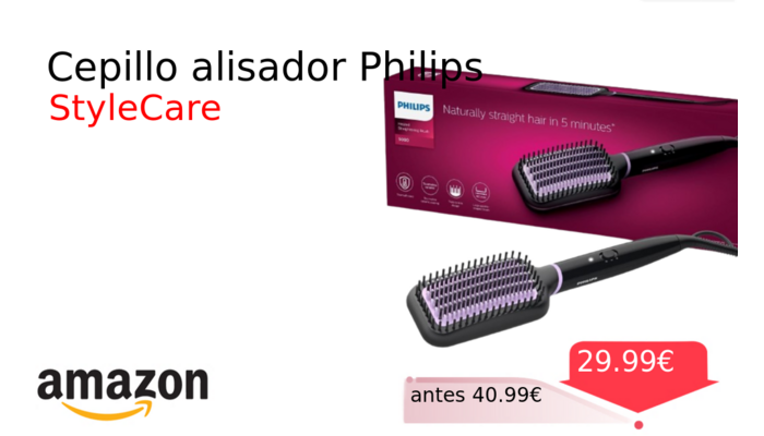 Cepillo alisador Philips