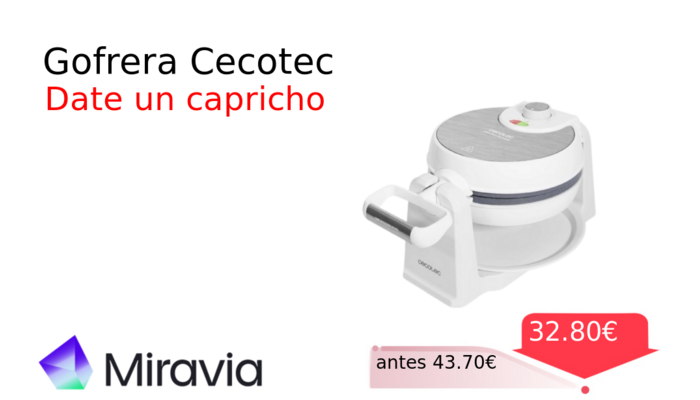 Gofrera Cecotec