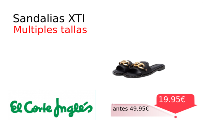 Sandalias XTI