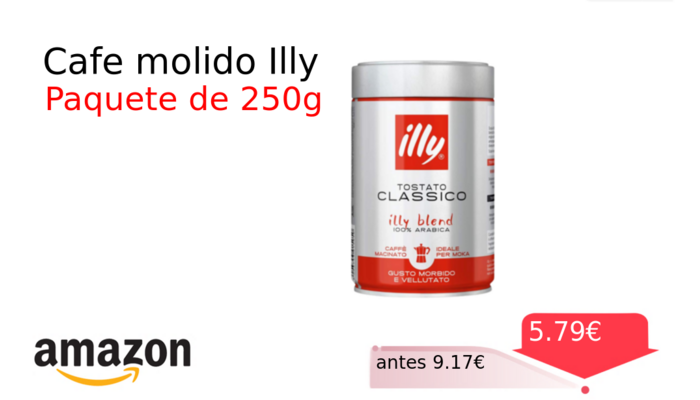 Cafe molido Illy