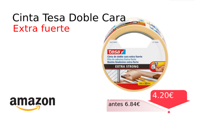 Cinta Tesa Doble Cara