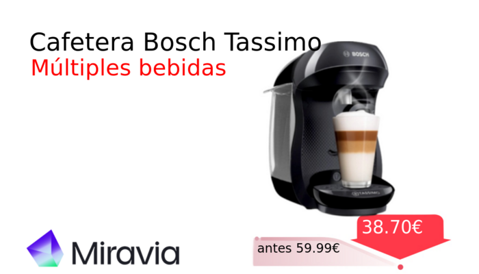 Cafetera Bosch Tassimo