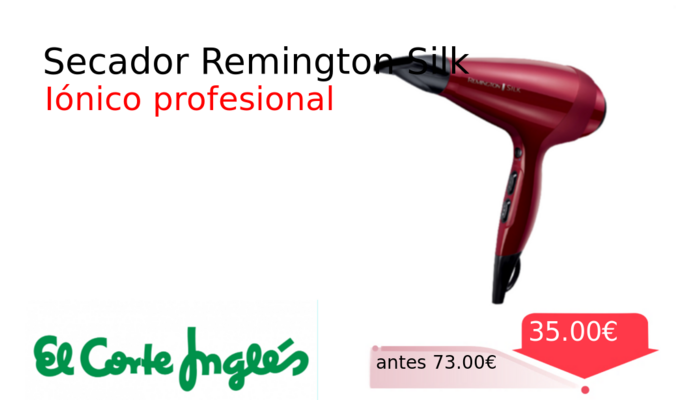 Secador Remington Silk