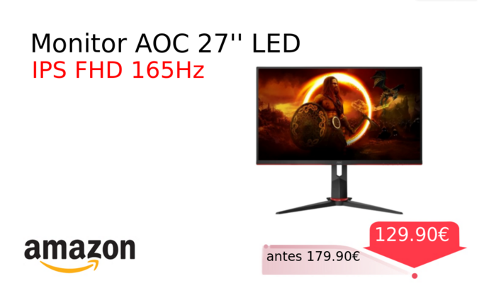 Monitor AOC 27'' LED