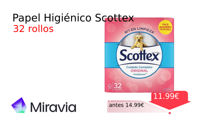 Papel Higiénico Scottex