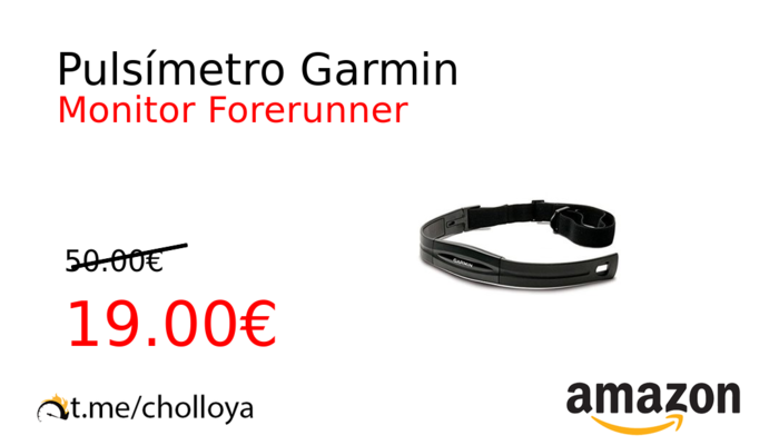 Pulsímetro Garmin