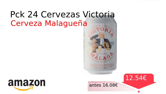 Pck 24 Cervezas Victoria