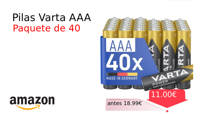 Pilas Varta AAA