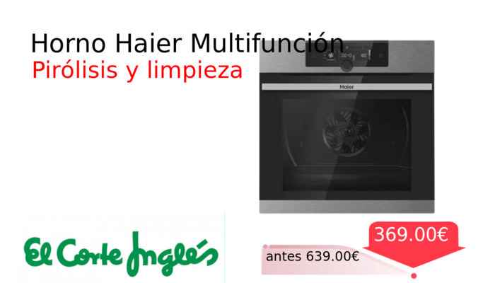 Horno Haier Multifunción