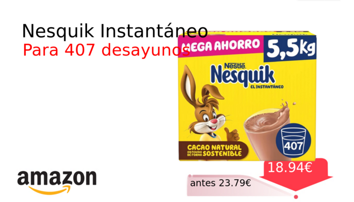 Nesquik Instantáneo