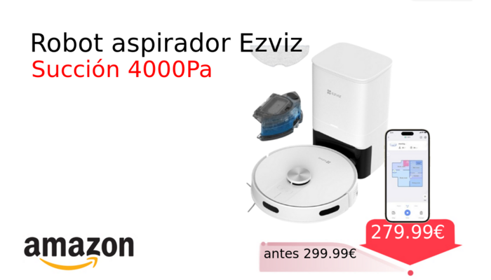 Robot aspirador Ezviz